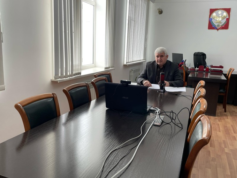 Администрация Бабаюртовского района приняла участие в работе Правительственного заседания в режиме ВКС под руководством Абдулмуслима Абдулмуслимова.